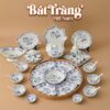 Bộ Bàn Ăn Hoa Mặt Trời Họa Tiết Sen Xanh Bát Tràng BT-MT14 - Ảnh đại diện