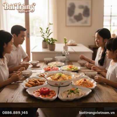 Bữa cơm gia đình Việt ấm cúng trong không gian ...
