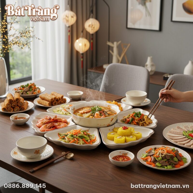 Bữa cơm gia đình ấm cúng tại một căn bếp Việt N...