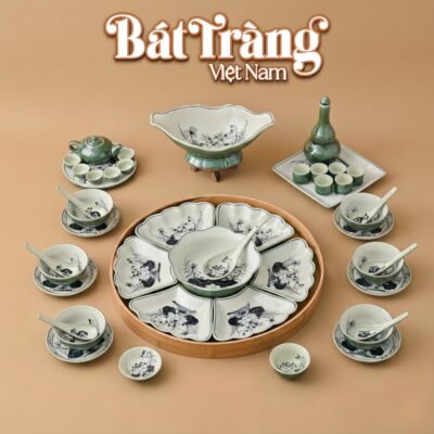 Bộ Bát Đĩa Hoa Mặt Trời Vẽ Tay Hoa Sen Đen BT-MT15 - Ảnh đại diện