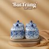 Bộ Hũ Mứt Dáng Méo Vẽ Hoa Men Lam Gốm Sứ Bát Tràng BT-KM37 - Ảnh đại diện