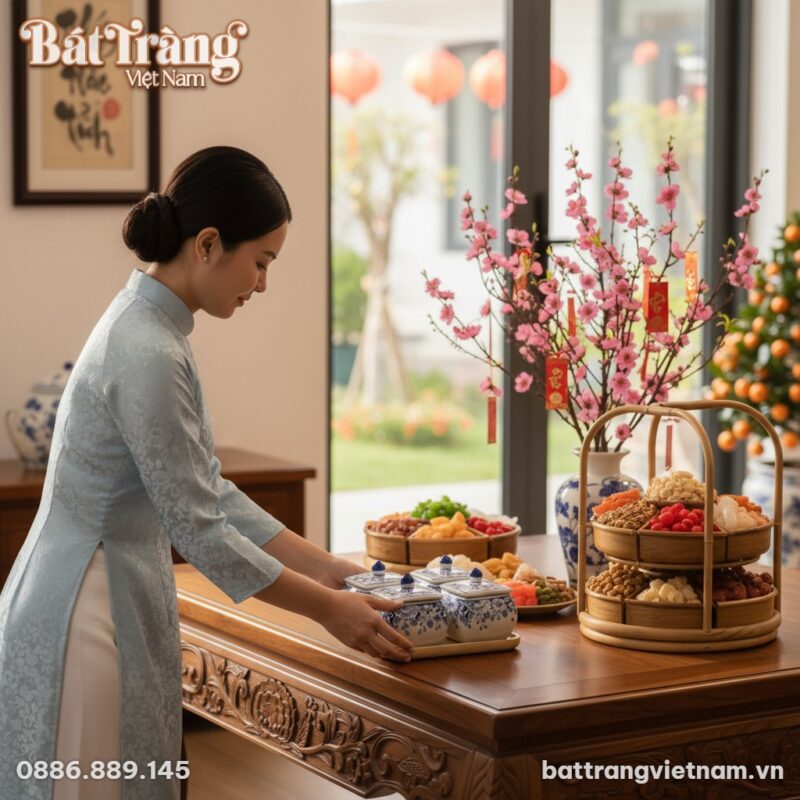 Một người phụ nữ Việt Nam trong tà áo dài cách ...