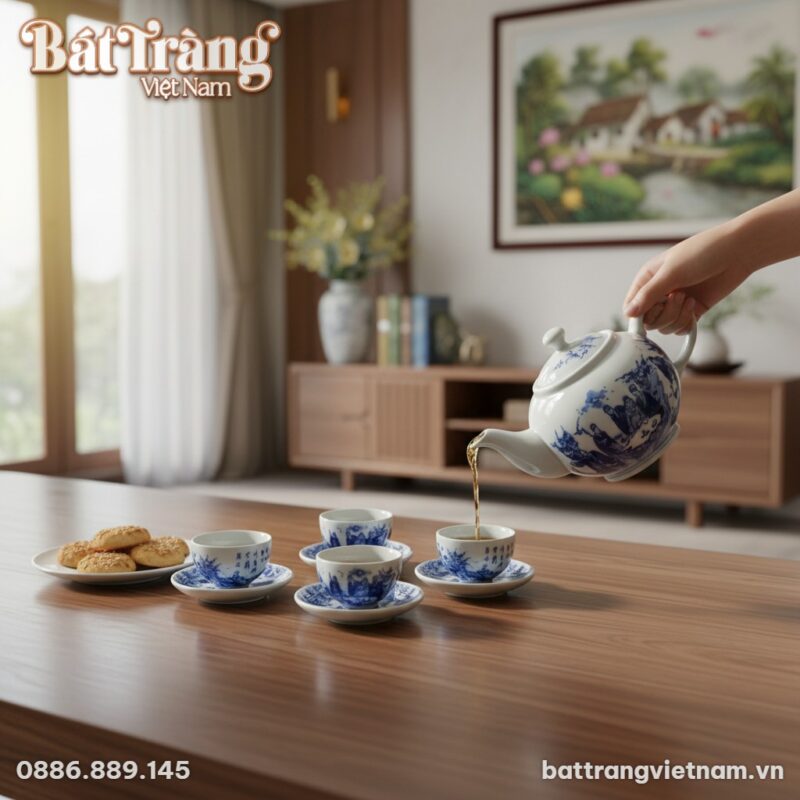 Một người đang nhẹ nhàng cầm ấm trà ( ấm trà kh... Một người đang nhẹ nhàng cầm ấm trà ( ấm trà kh...