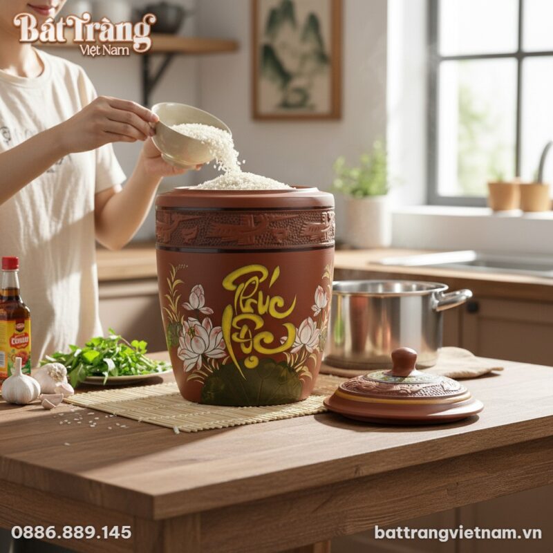 Trong một không gian bếp Việt hiện đại, tràn ng... Trong một không gian bếp Việt hiện đại, tràn ng...