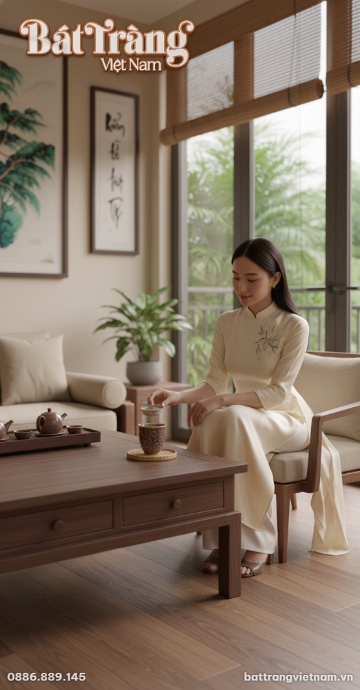 Màu men hoả biến nâu trầm tạo cảm giác gần gũi, tự nhiên