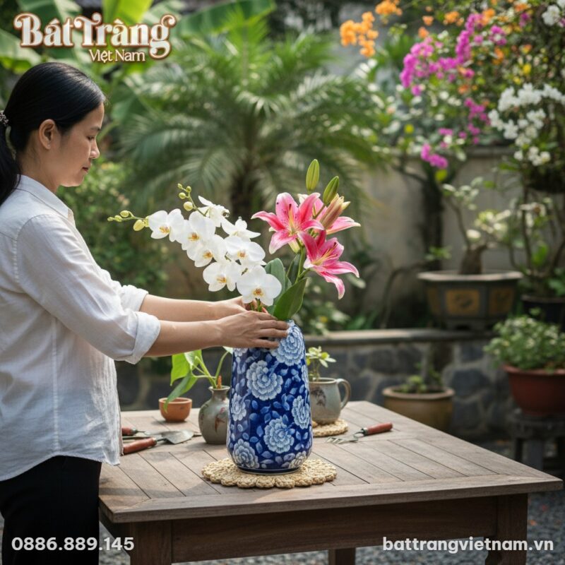 một người phụ nữ Việt Nam, trang phụ thường ngà...