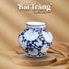 Lọ hoa dáng vò thấp men lam vẽ mẫu đơn cổ điển BT-LH42 - Ảnh đại diện