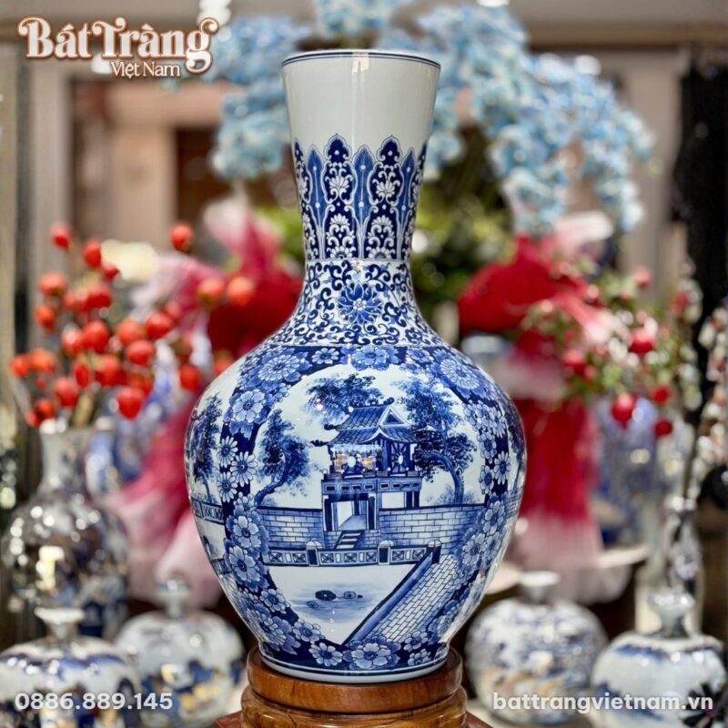 Họa tiết Văn Miếu Quốc Tử Giám, biểu tượng của trí tuệ và hiếu học.