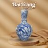 Tỏi Bình Cổ Ngỗng Men Lam Vẽ Họa Tiết Tứ Cảnh BT-TB07 - Ảnh đại diện