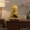 cận cảnh Tượng Chú Tiểu Men Hoàng Thổ (cao 36cm...
