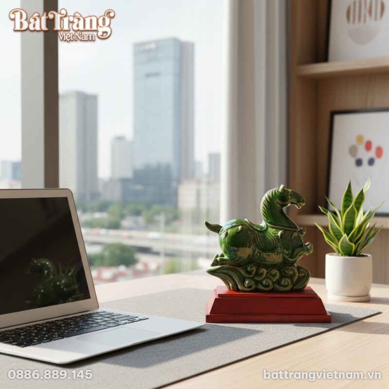 Bàn làm việc trong một văn phòng hiện đại tại V...