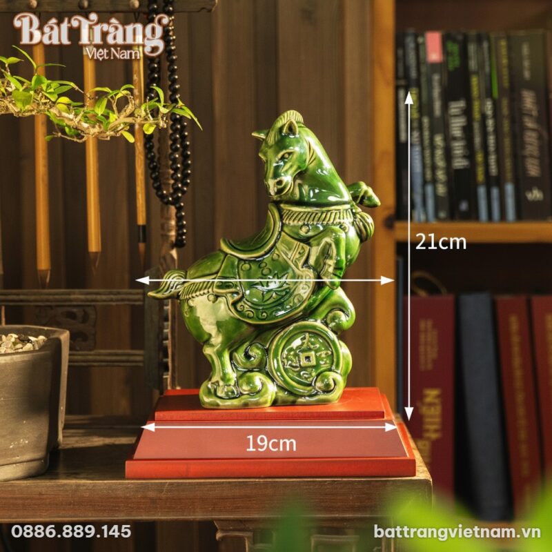 Kích thước Tượng Ngựa Phong Thủy Men Ngọc Kích thước Tượng Ngựa Phong Thủy Men Ngọc