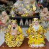 Kích thước Tượng Thần Tài - Thổ Địa màu vàng dát vàng BT-TTTĐ01