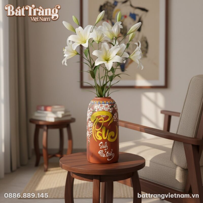 binh-hoa-bat-trang-dat-do-dang-chuong-ve-phuc-sinh-phu-quy-35cm-bt-lh85