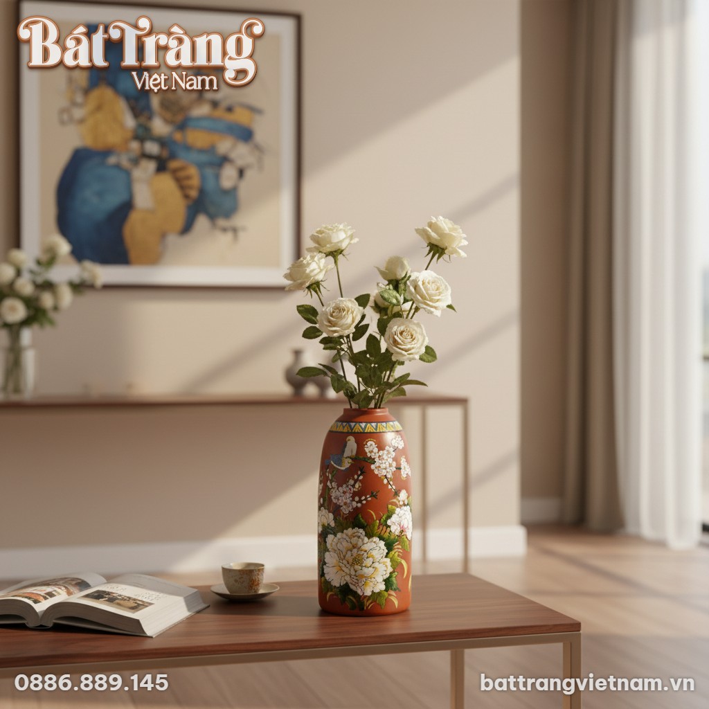 Phòng khách hiện đại Việt Nam với ánh sáng tự n...