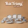 Bộ bát đĩa Bát Tràng men sứ trắng hoạ tiết hoa chanh Trọn Bộ BD-71 - Ảnh đại diện