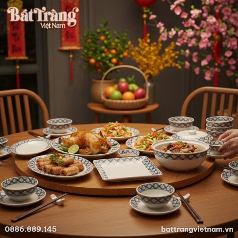 Góc trưng bày nghệ thuật trong một ngôi nhà Việ...