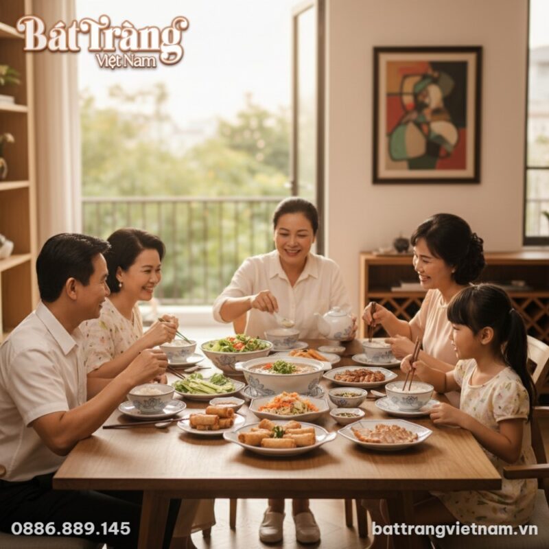 Một người phụ nữ thanh lịch trong căn bếp hiện ...