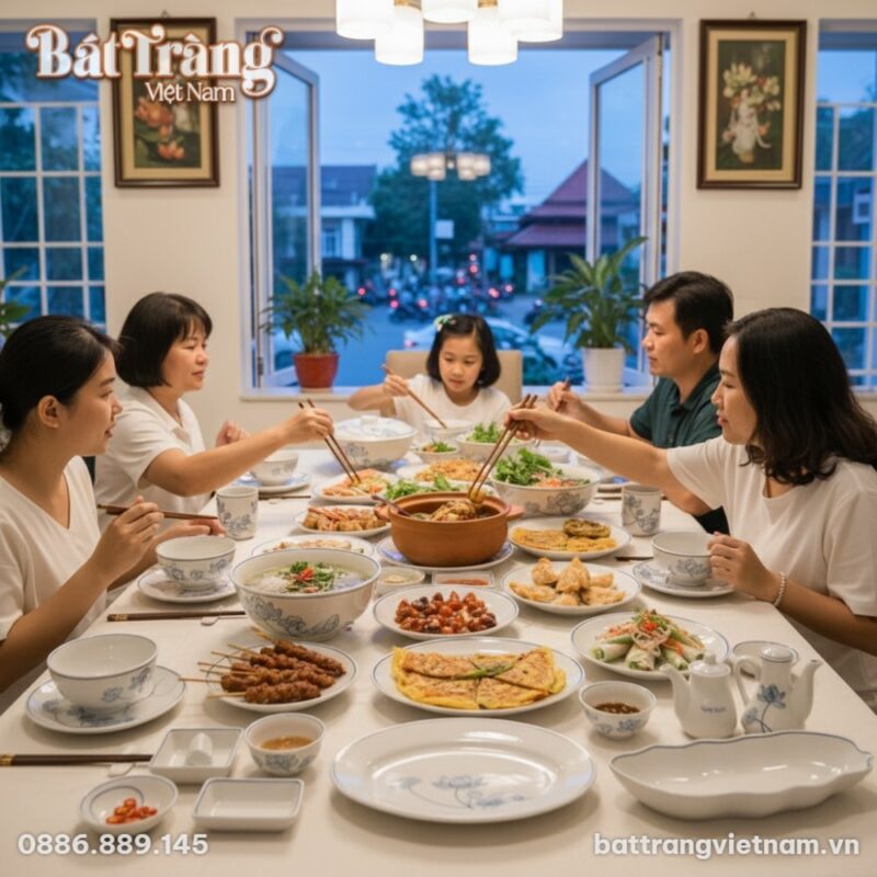 Góc bếp hiện đại và gọn gàng của một gia đình V...