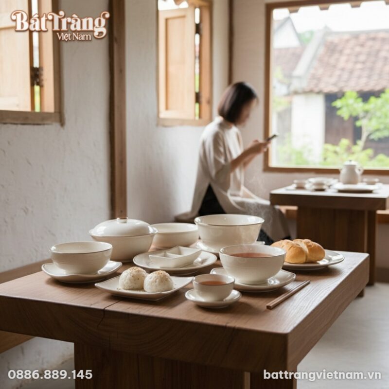 Trong một quán cà phê Việt Nam với kiến trúc tố... Trong một quán cà phê Việt Nam với kiến trúc tố...