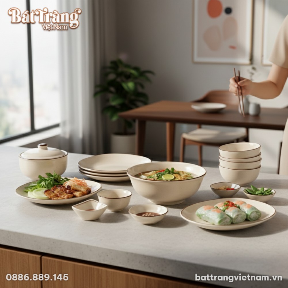 Bàn bếp đảo phong cách tối giản trong một căn h...