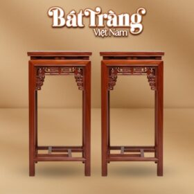 Đôn gỗ dáng vuông