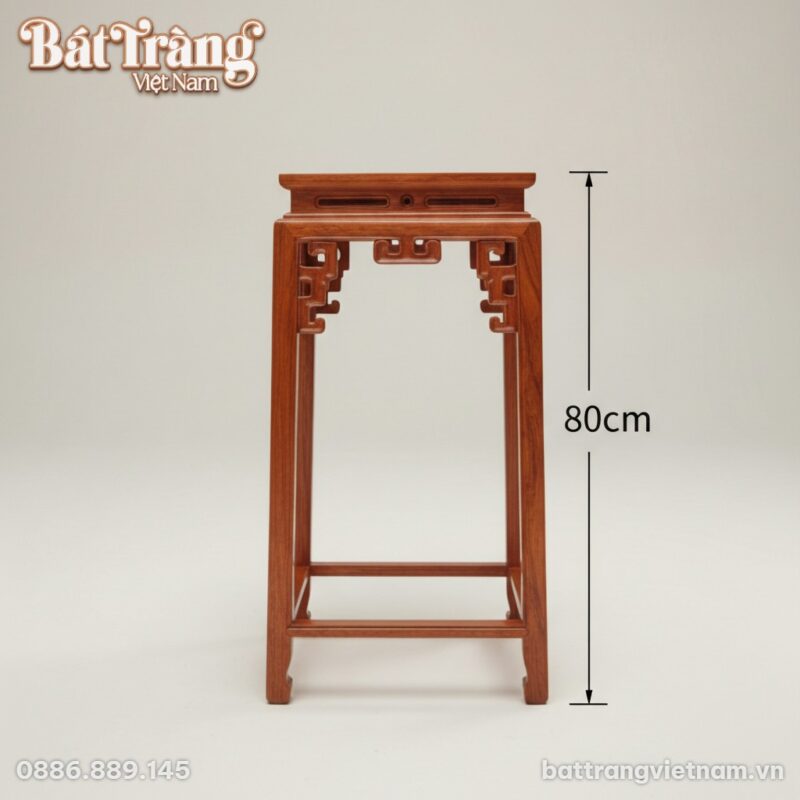 don-vuong-trien-go-huong-cao-80cm-be-mat-38cm-bt-dg06