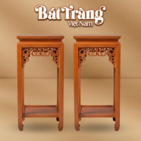 Đôn gỗ dáng vuông