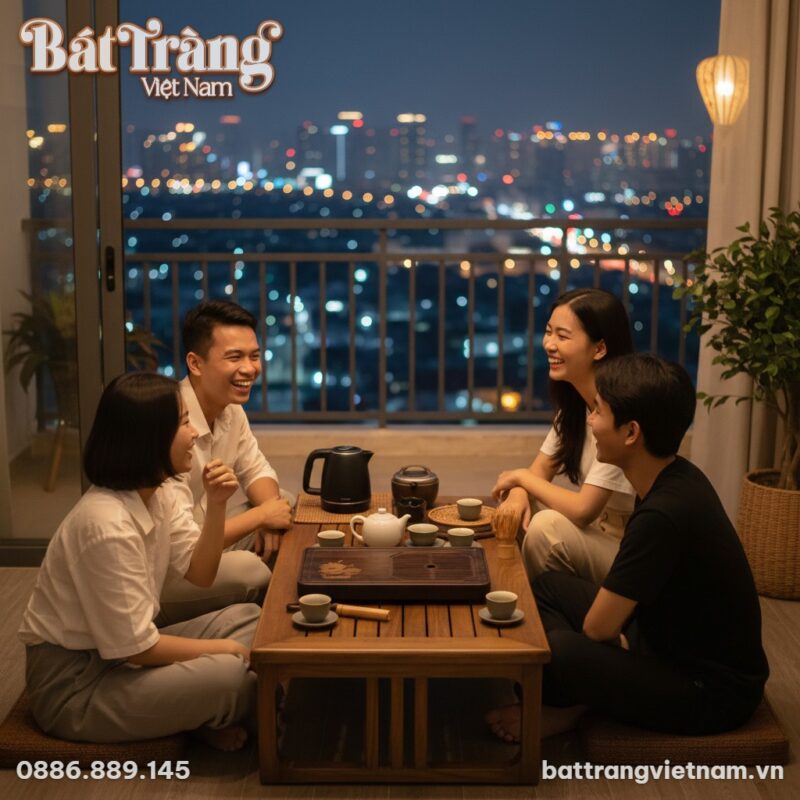 Cảnh nhóm bạn Việt Nam trẻ trung đang thư giãn ...