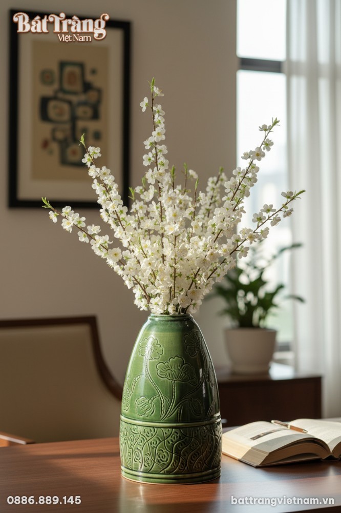 Trong phòng làm việc sang trọng của một doanh n...