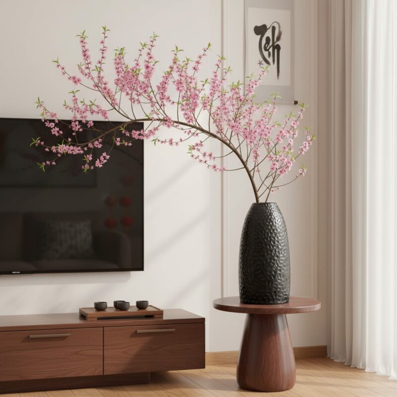 Lọ hoa gốm Bát Tràng men đen dáng chuông cao 52... Lọ hoa gốm Bát Tràng men đen dáng chuông cao 52...