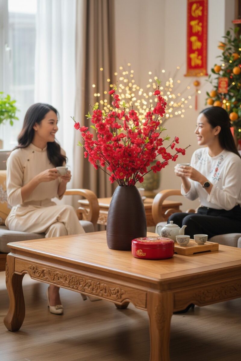 Lọ hoa dáng chuông nâu mộc Bát Tràng cao 48cm đ... Lọ hoa dáng chuông nâu mộc Bát Tràng cao 48cm đ...