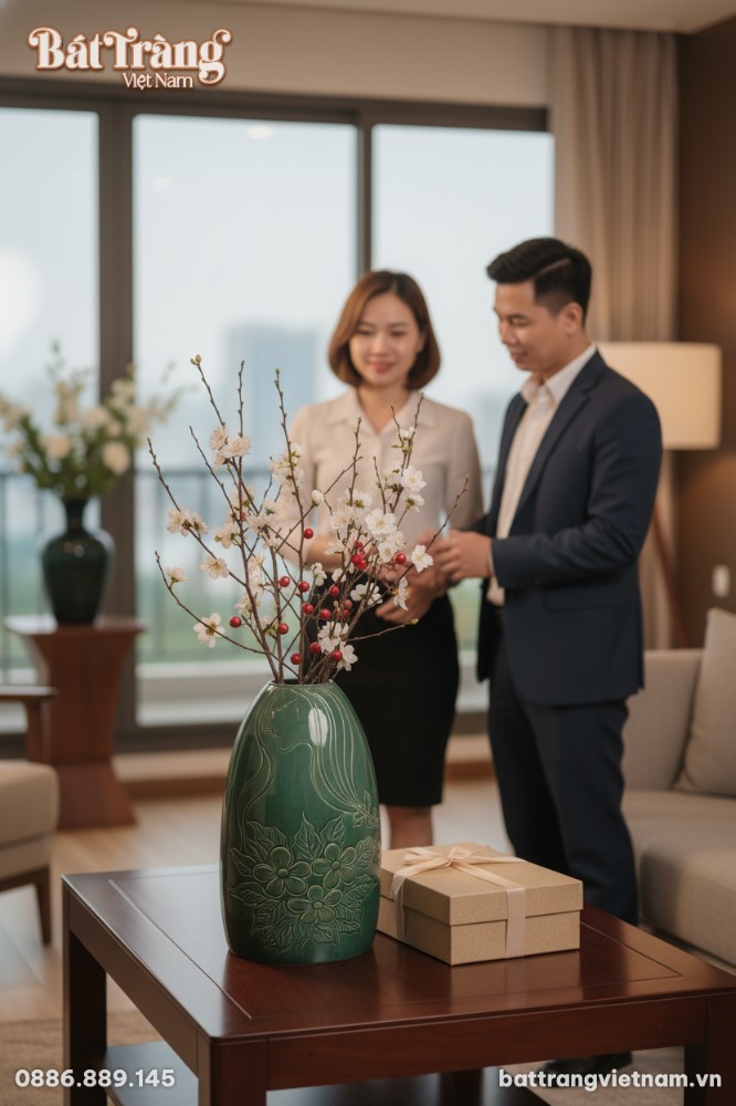 Một khung cảnh trang nh&atilde; trong ph&ograve;ng kh&aacute;ch hiện...