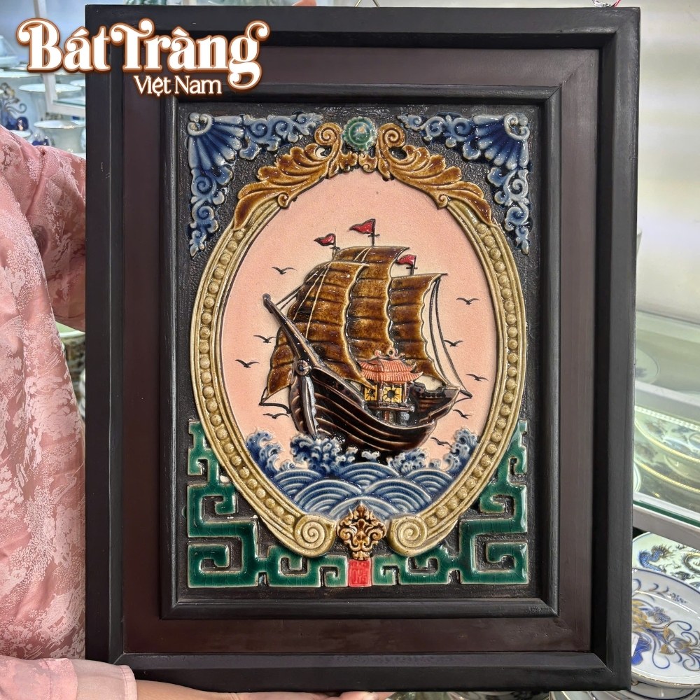 Tranh gốm Bát Tràng