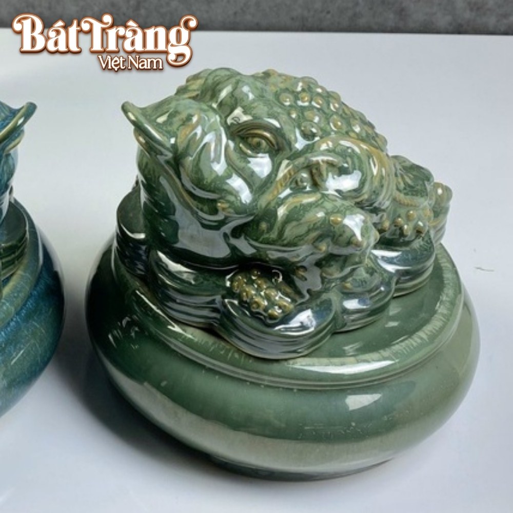 Cóc ngâm tiền gốm Bát Tràng