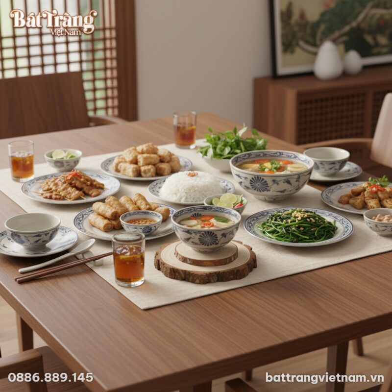 - để sản phẩm lên bàn ăn - để sản phẩm lên bàn ăn