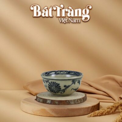 Bát đựng mắm men rạn hoạ tiết hoa cúc đen BT-BD71 - Ảnh đại diện