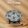 Đĩa bầu dục men rạn hoạ tiết hoa cúc đen BT-BD73 - Ảnh đại diện