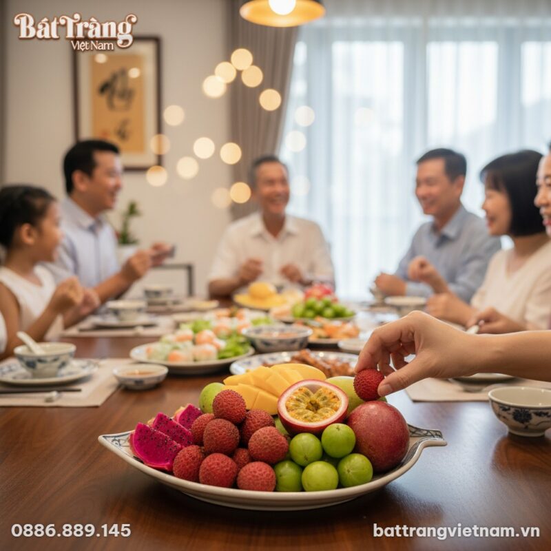 Một chiếc đĩa lá gốm Bát Tràng họa tiết hoa cúc... Một chiếc đĩa lá gốm Bát Tràng họa tiết hoa cúc...