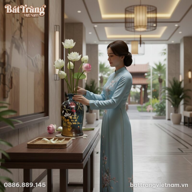 Một người phụ nữ trong trang phục áo dài thanh ... Một người phụ nữ trong trang phục áo dài thanh ...