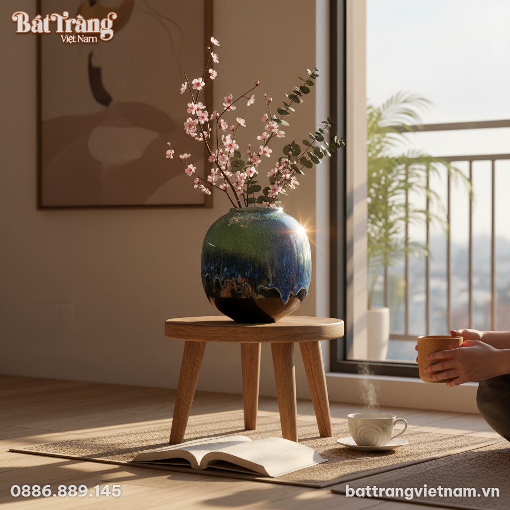 Góc thư giãn ấm cúng trong căn hộ Việt Nam hiện...