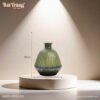 Kích thước Lọ hoa lá dứa men hoả biến xanh vàng BT-LHS13
