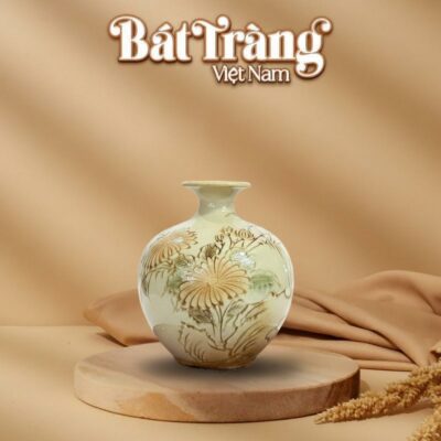 Lọ hút lộc men ngọc vẽ hoa phù dung BT-LHS04 - Ảnh đại diện
