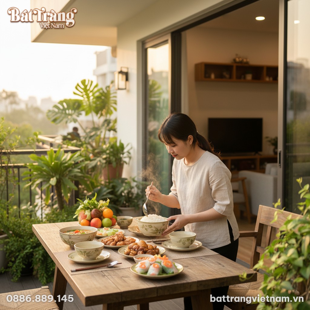 Ảnh: Một phụ nữ Việt trẻ trong trang phục thanh...