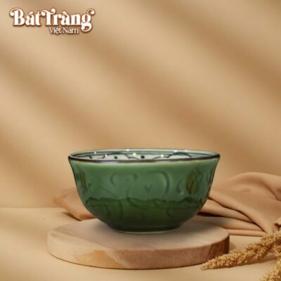 Bát mắm hoạ tiết bèo xanh men lục bảo BT-BD102 - Ảnh đại diện