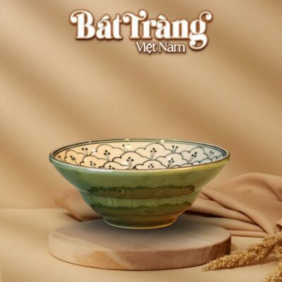 Bát yêu kiểu nhật hoạ tiết bèo xanh men lục bảo BT-BD99 - Ảnh đại diện