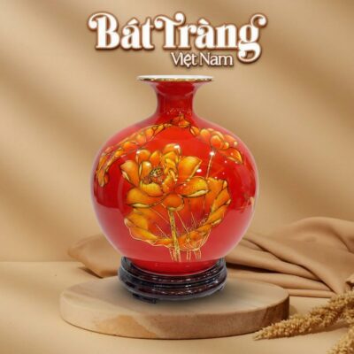 Bình hút lộc hoa khai phú quý vẽ vàng 24k BT-BHL98 - Ảnh đại diện