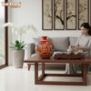 Bình Hồ Lô Phúc Lộc Thọ đặt trên bàn phòng khách