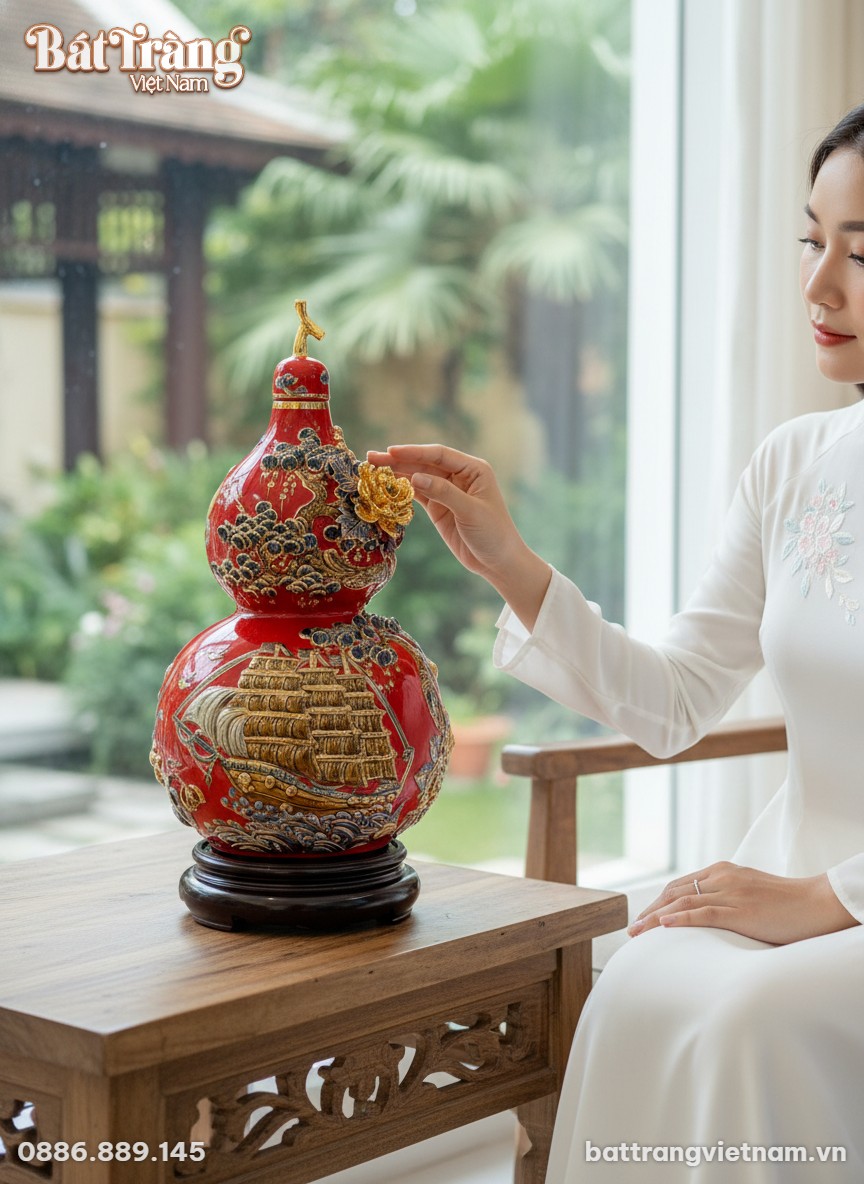 Một g&oacute;c nh&igrave;n tinh tế v&agrave;o b&igrave;nh Hồ L&ocirc; đắp nổi vẽ ...