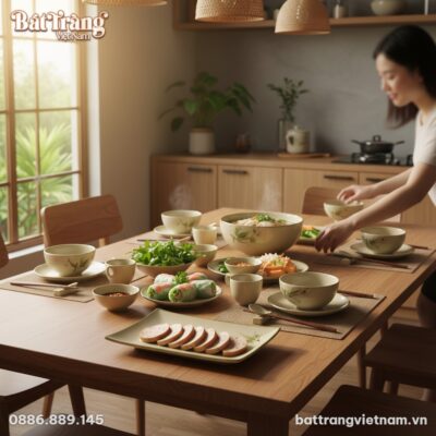 Một bữa ăn gia đình ấm cúng tại căn bếp Việt hi...